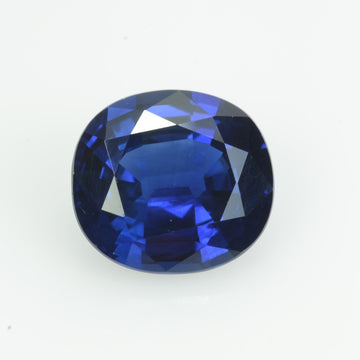 2.67 cts Natural Blue Sapphire Loose Gemstone Cushion Cut