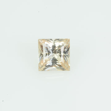0.46 Cts Natural Yellow Sapphire Loose Gemstone Princess Cut