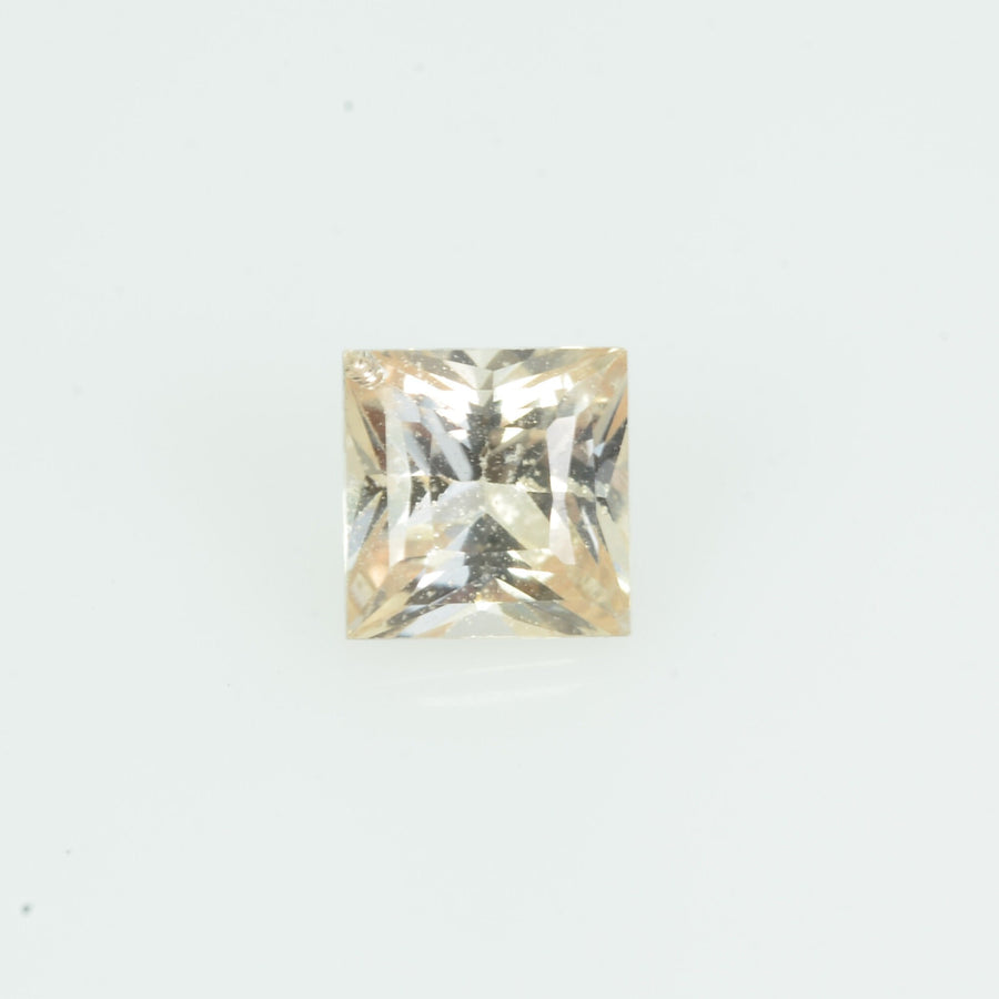 0.46 Cts Natural Yellow Sapphire Loose Gemstone Princess Cut