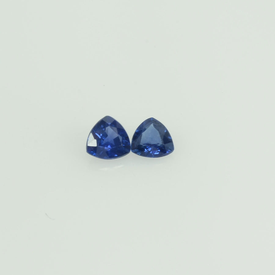3 MM Natural Blue Sapphire Loose Gemstone Trillion Cut