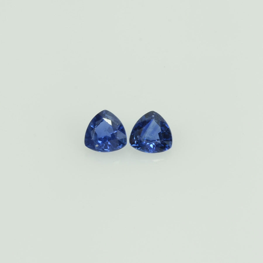 3 MM Natural Blue Sapphire Loose Gemstone Trillion Cut