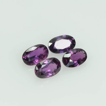 5x3 mm Natural Thai Ruby Loose Gemstone Oval Cut
