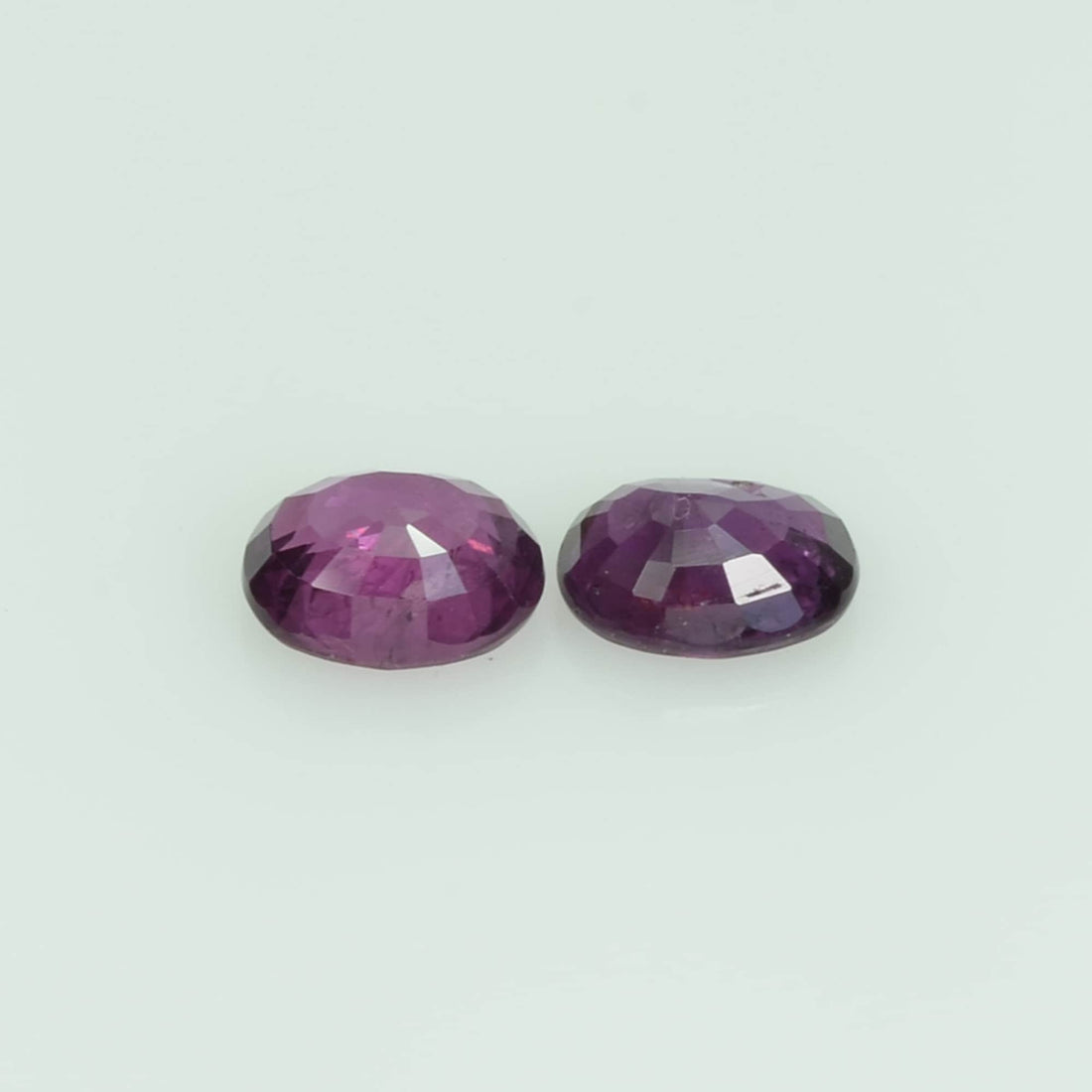 5x4 Natural Thai Ruby Loose Gemstone Oval Cut