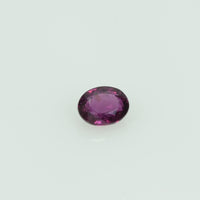 0.66 Cts Natural Thai Ruby Loose Gemstone Oval Cut