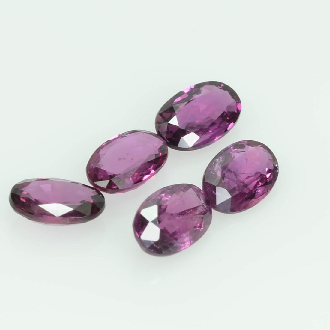 5.5x3.5 mm Natural Thai Ruby Loose Gemstone Oval Cut