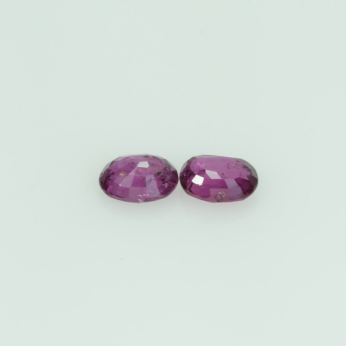 4x3.5 mm Natural Thai Ruby Loose Gemstone Oval Cut