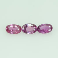 5x3 Natural Thai Ruby Loose Gemstone Oval Cut