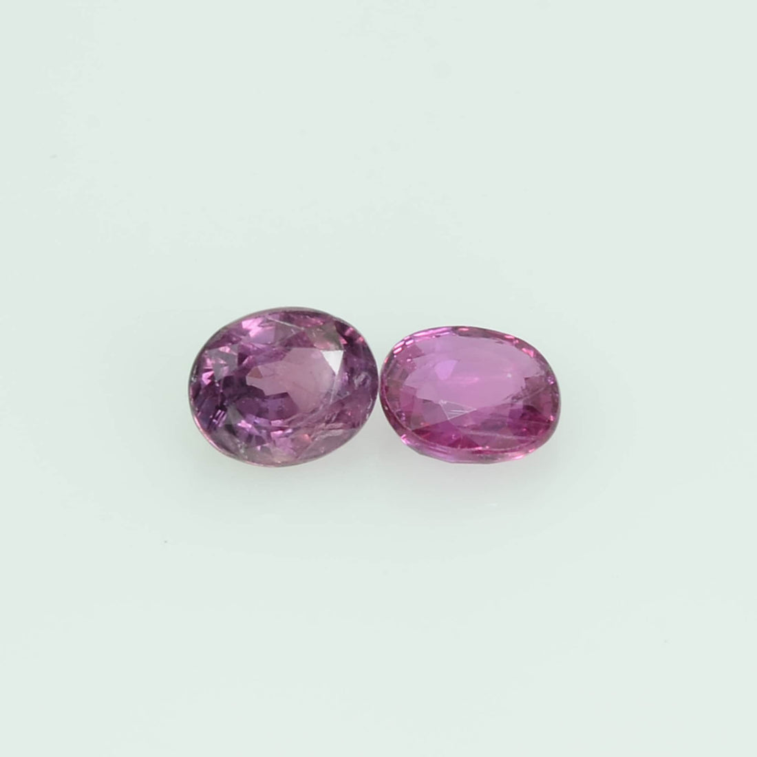 4.5x4 mm Natural Thai Ruby Loose Gemstone Oval Cut