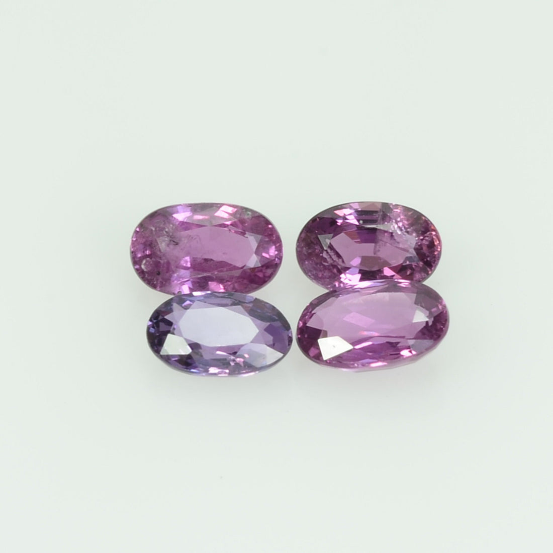 5x3 mm Lot Natural Thai Ruby Loose Gemstone Oval Cut