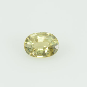 0.45 Cts Natural Yellow Sapphire Loose Gemstone Oval Cut