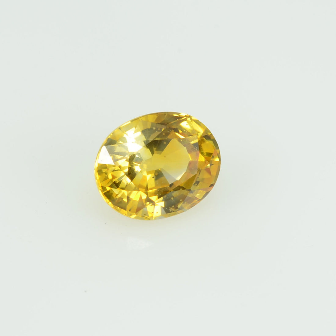 0.51 Cts Natural Yellow Sapphire Loose Gemstone Oval Cut