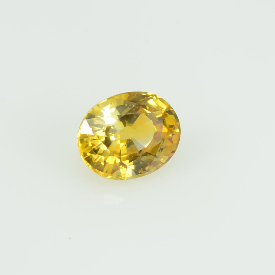 0.51 Cts Natural Yellow Sapphire Loose Gemstone Oval Cut