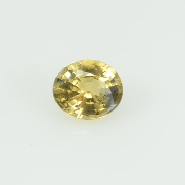 0.52 Cts Natural Yellow Sapphire Loose Gemstone Oval Cut