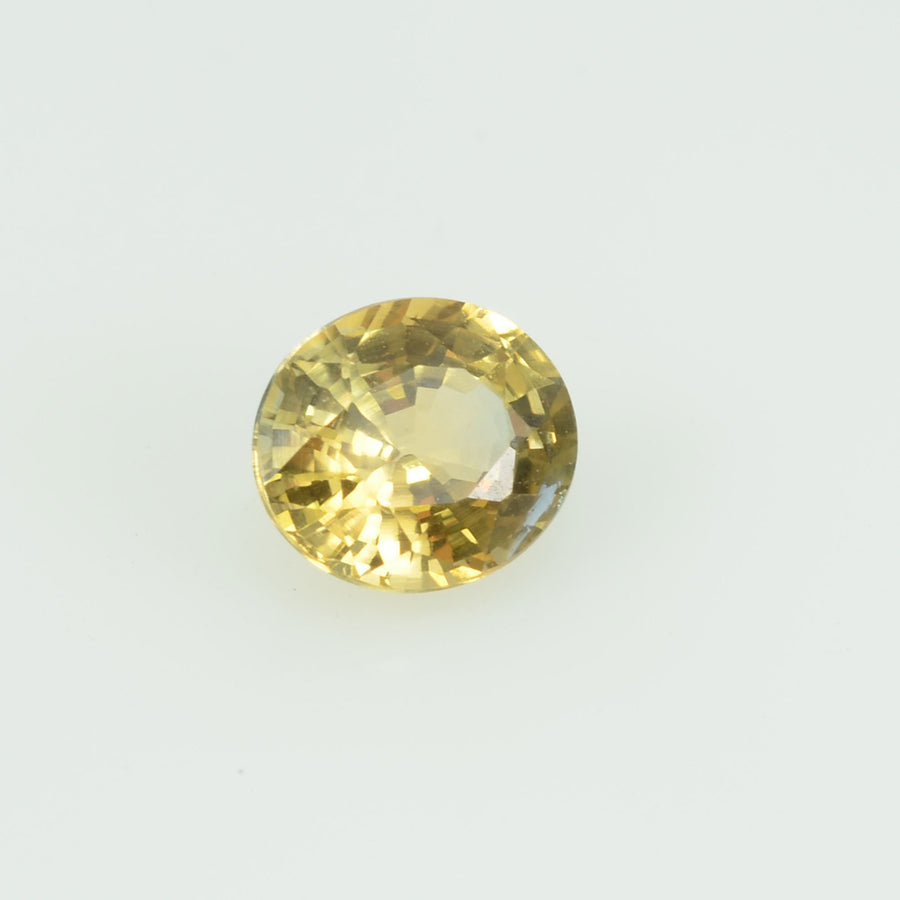 0.52 Cts Natural Yellow Sapphire Loose Gemstone Oval Cut