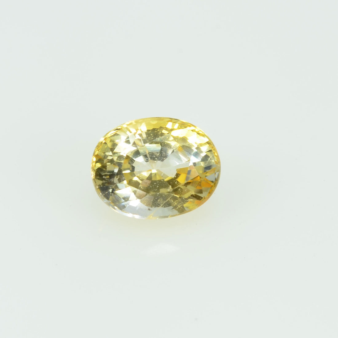 0.52 Cts Natural Yellow Sapphire Loose Gemstone Oval Cut