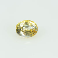 0.52 Cts Natural Yellow Sapphire Loose Gemstone Oval Cut