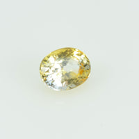 0.52 Cts Natural Yellow Sapphire Loose Gemstone Oval Cut