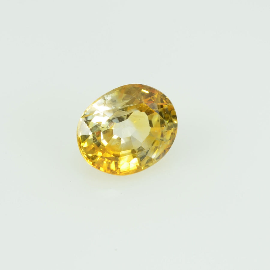 0.54 Cts Natural Yellow Sapphire Loose Gemstone Oval Cut