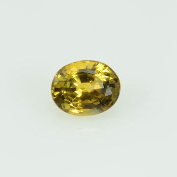 0.57 Cts Natural Yellow Sapphire Loose Gemstone Oval Cut