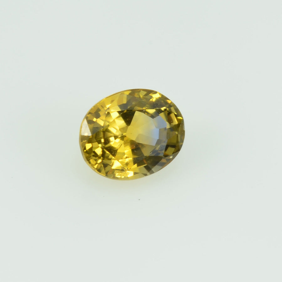 0.57 Cts Natural Yellow Sapphire Loose Gemstone Oval Cut