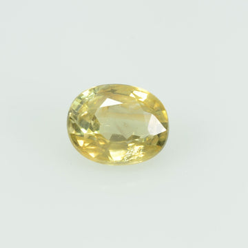 0.57 Cts Natural Yellow Sapphire Loose Gemstone Oval Cut