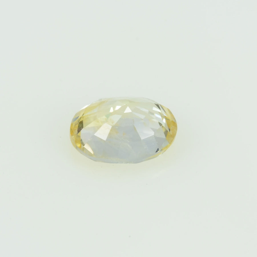 0.62 Cts Natural Yellow Sapphire Loose Gemstone Oval Cut