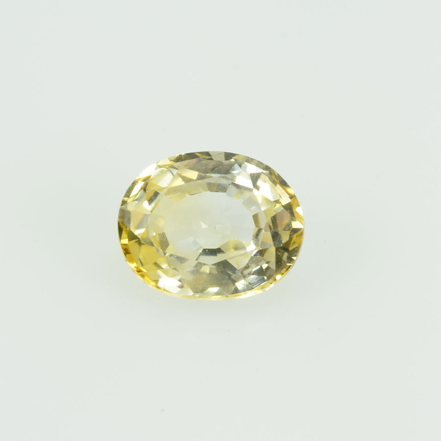 0.62 Cts Natural Yellow Sapphire Loose Gemstone Oval Cut