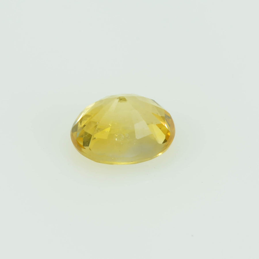 0.65 Cts Natural Yellow Sapphire Loose Gemstone Oval Cut