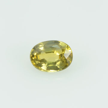 0.46 Cts Natural Yellow Sapphire Loose Gemstone Oval Cut