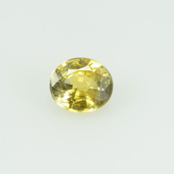 0.48 Cts Natural Yellow Sapphire Loose Gemstone Oval Cut