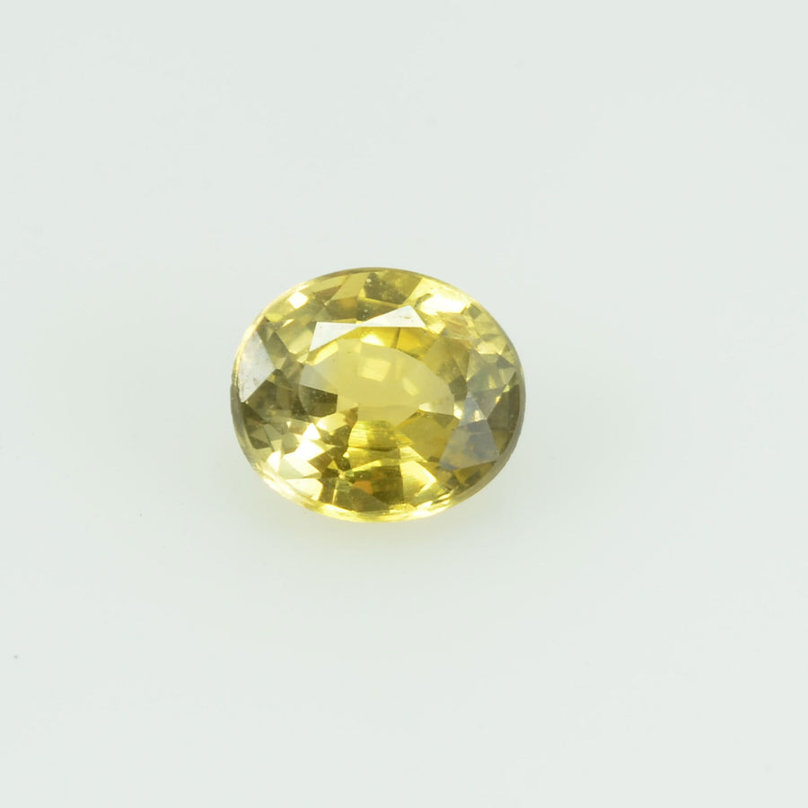 0.48 Cts Natural Yellow Sapphire Loose Gemstone Oval Cut
