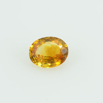 0.39 Cts Natural Yellow Sapphire Loose Gemstone Oval Cut