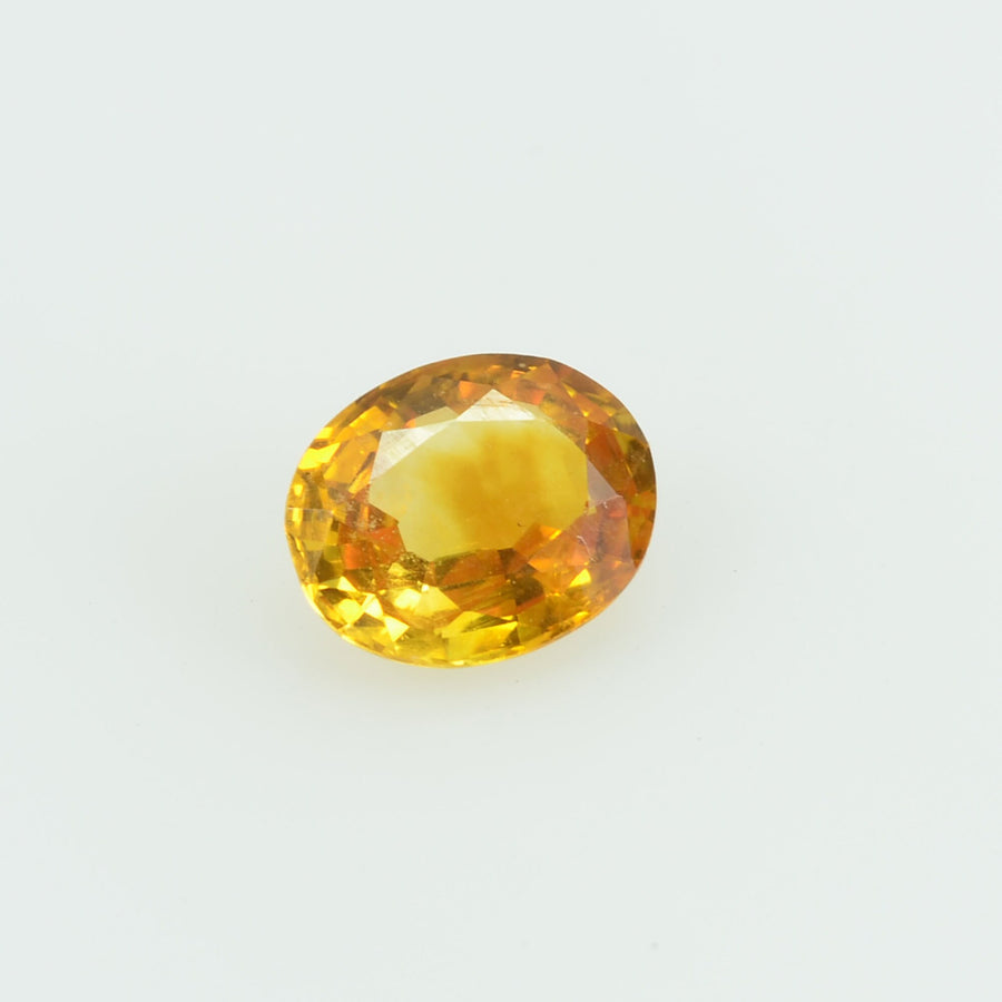 0.39 Cts Natural Yellow Sapphire Loose Gemstone Oval Cut