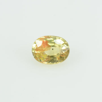 0.41 Cts Natural Yellow Sapphire Loose Gemstone Oval Cut