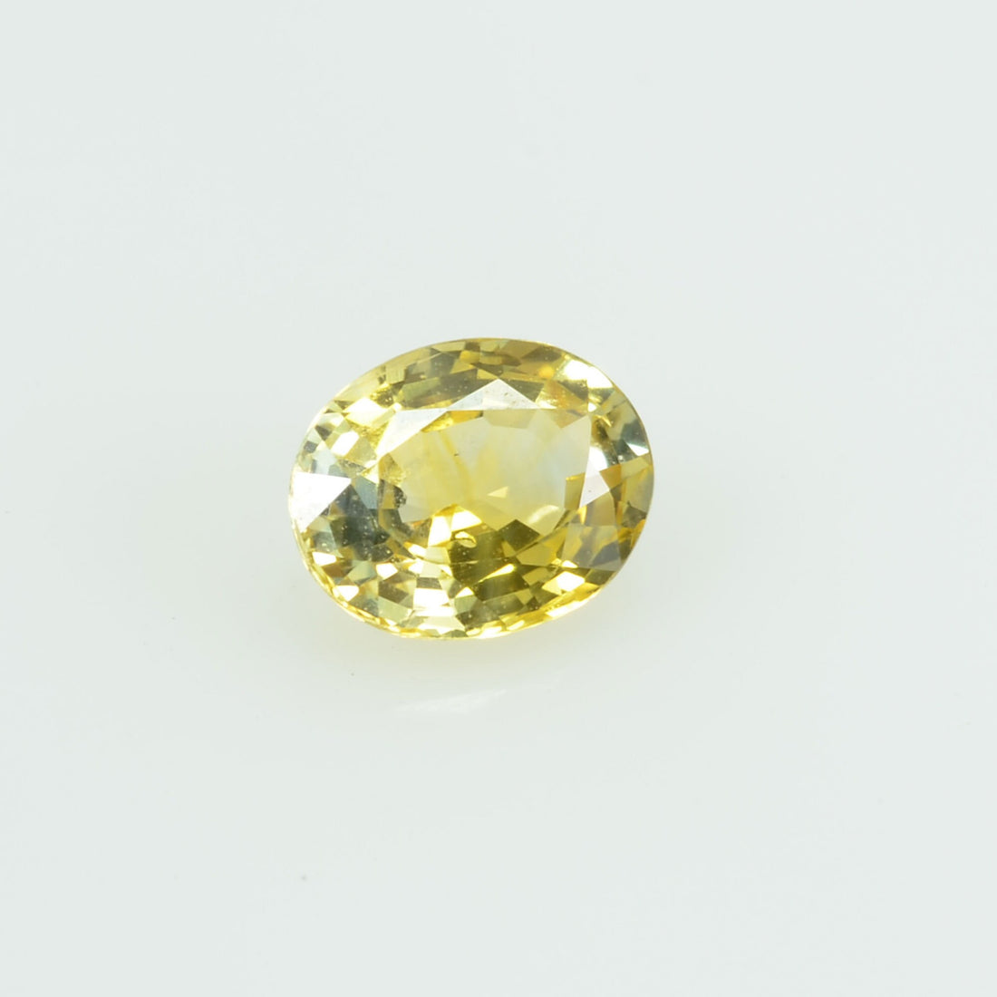 0.42 Cts Natural Yellow Sapphire Loose Gemstone Oval Cut