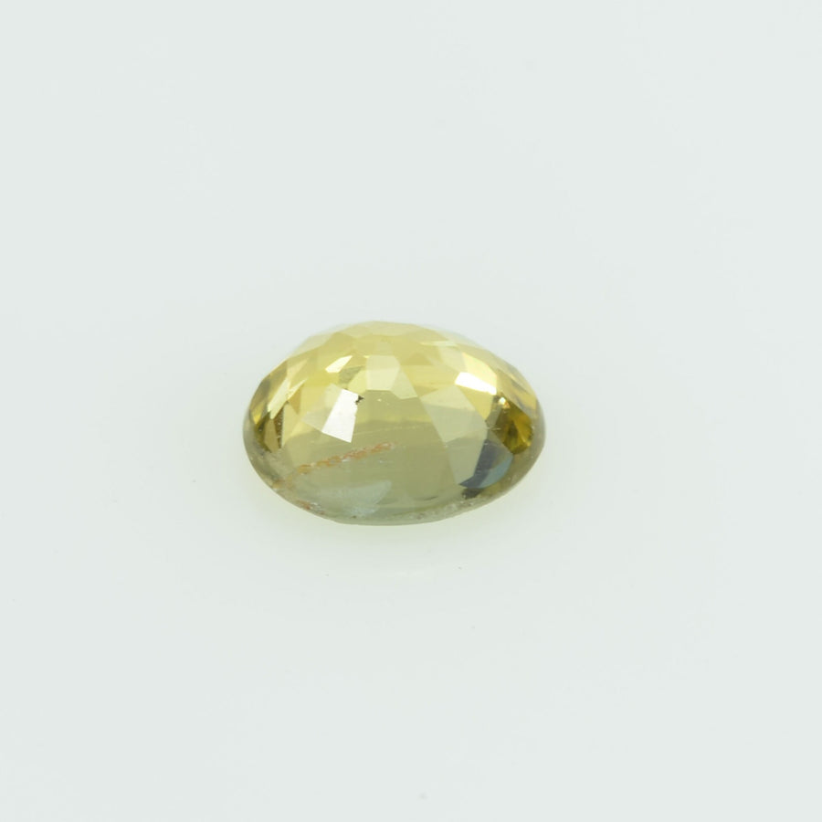0.44 Cts Natural Yellow Sapphire Loose Gemstone Oval Cut