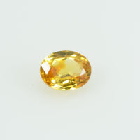 0.44 Cts Natural Yellow Sapphire Loose Gemstone Oval Cut