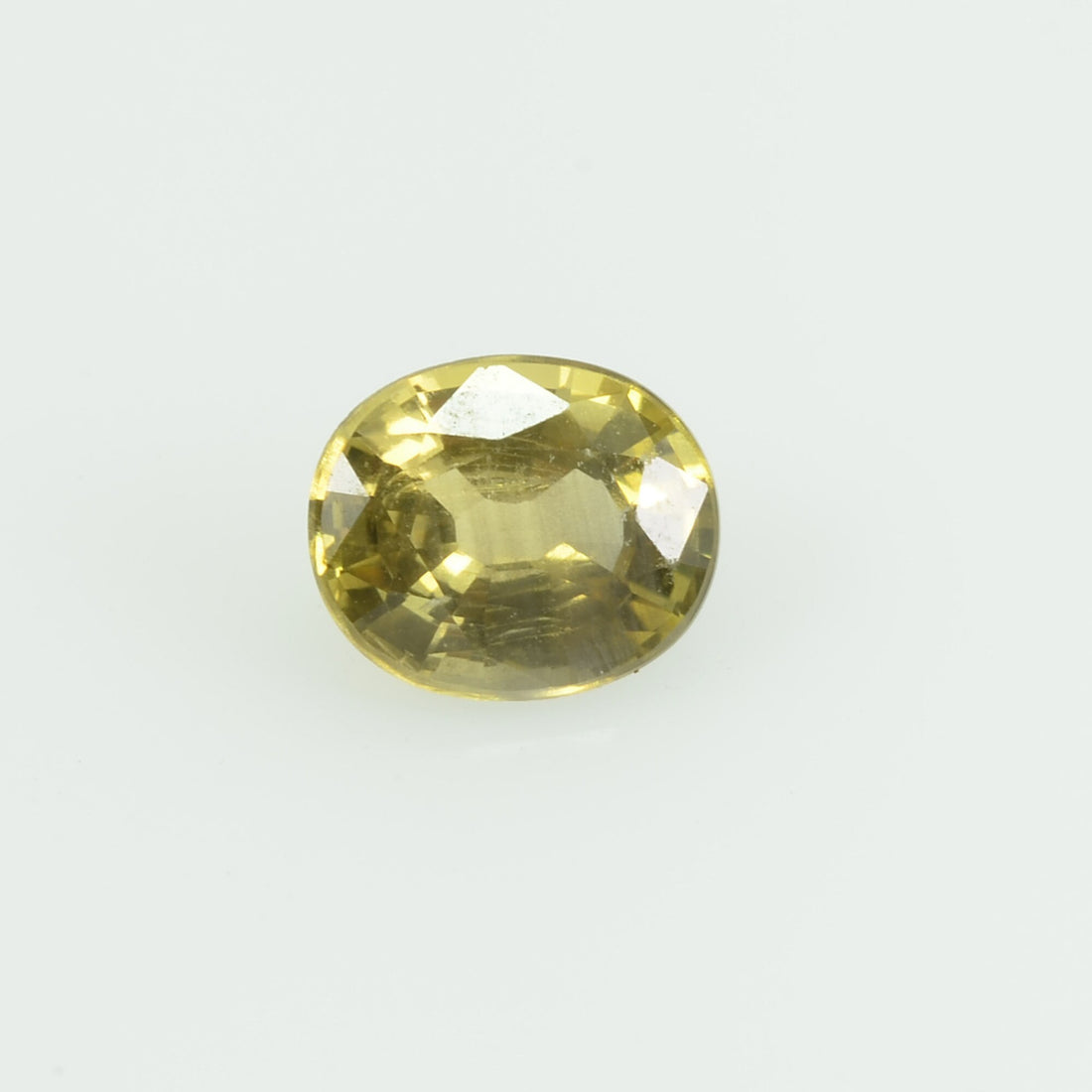 0.46 Cts Natural Yellow Sapphire Loose Gemstone Oval Cut