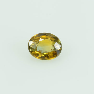 0.36 Cts Natural Yellow Sapphire Loose Gemstone Oval Cut