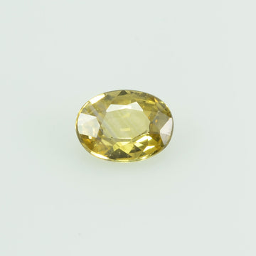 0.38 Cts Natural Yellow Sapphire Loose Gemstone Oval Cut