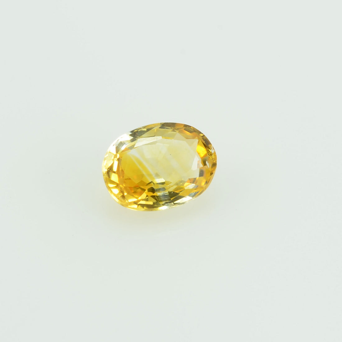 0.50 Cts Natural Yellow Sapphire Loose Gemstone Oval Cut