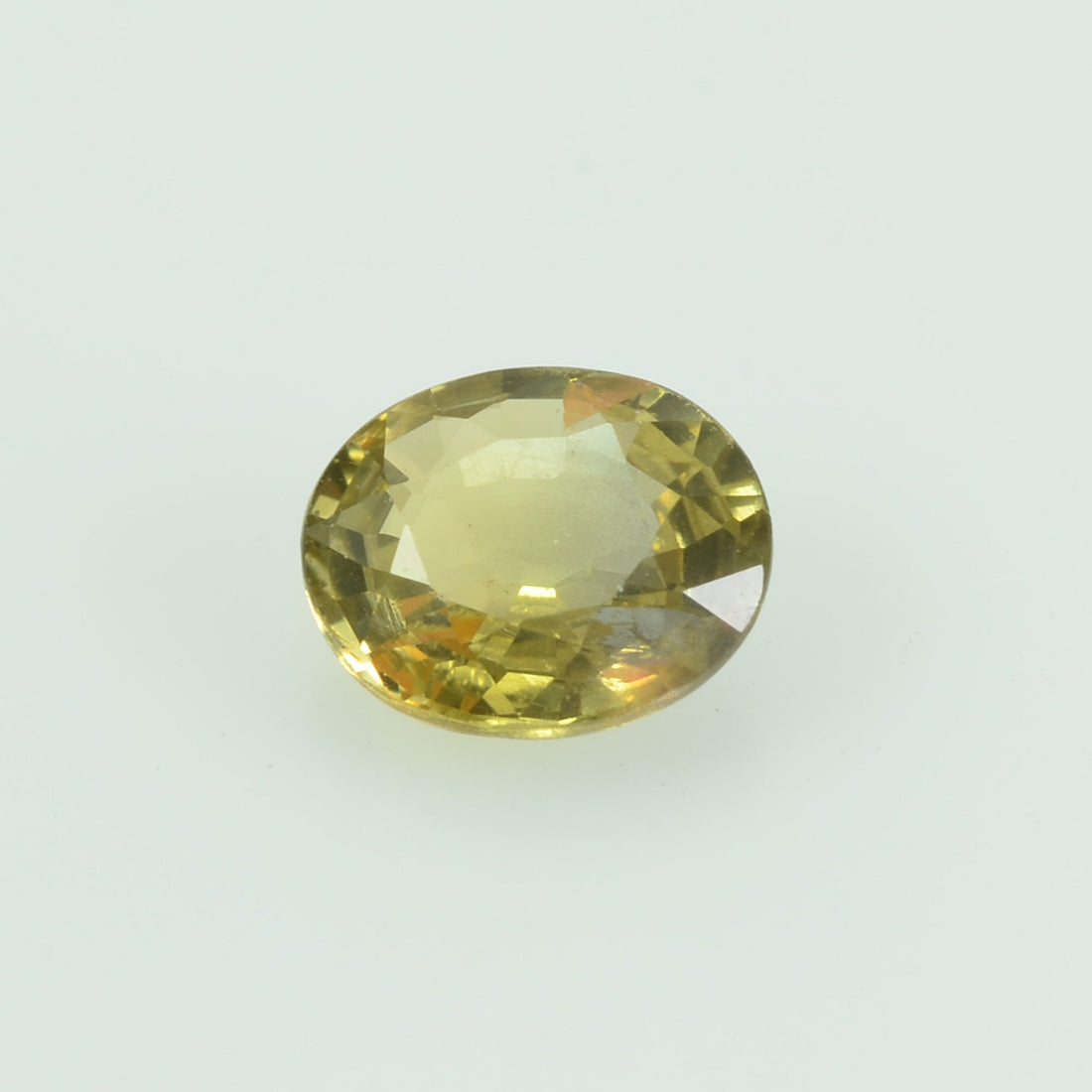 0.65 Cts Natural Yellow Sapphire Loose Gemstone Oval Cut
