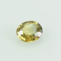0.65 Cts Natural Yellow Sapphire Loose Gemstone Oval Cut