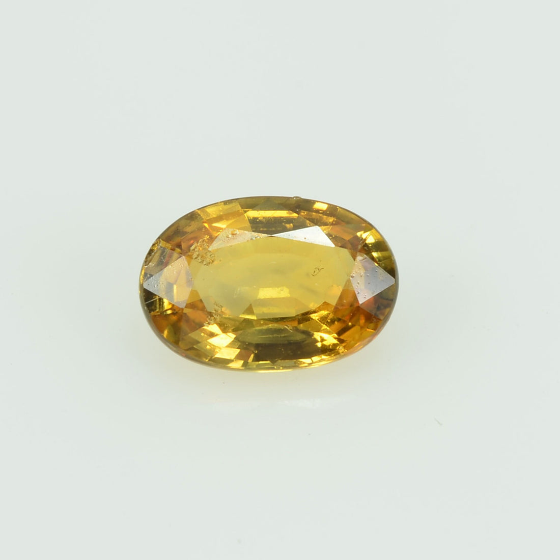 0.58 cts Natural Orange Sapphire Loose Gemstone Oval Cut