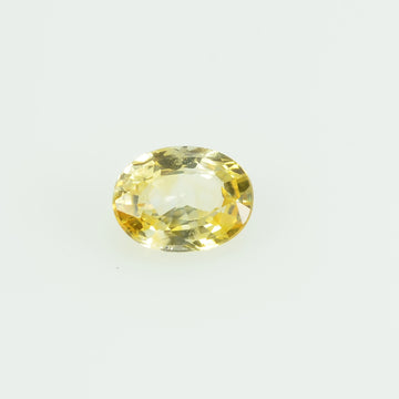 Natural Yellow Sapphire Loose Gemstone Oval Cut