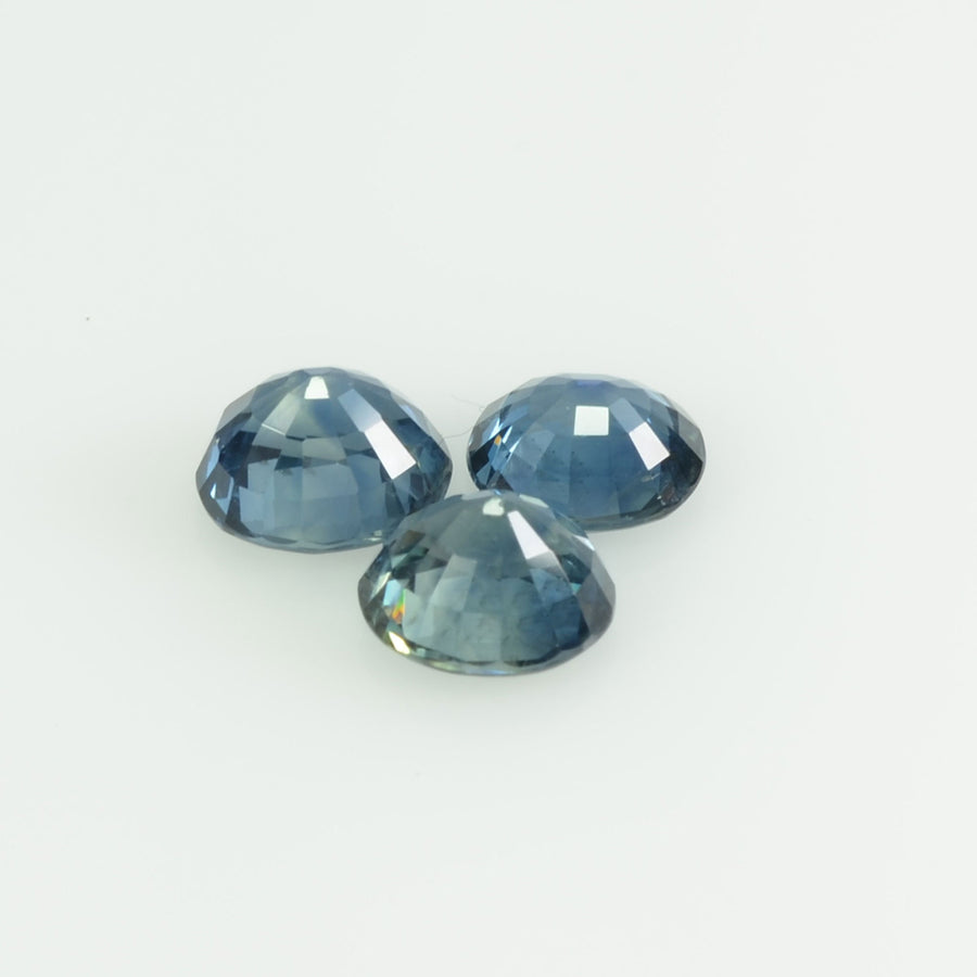 6x5 Natural Calibrated Blue Sapphire Loose Gemstone Oval Cut