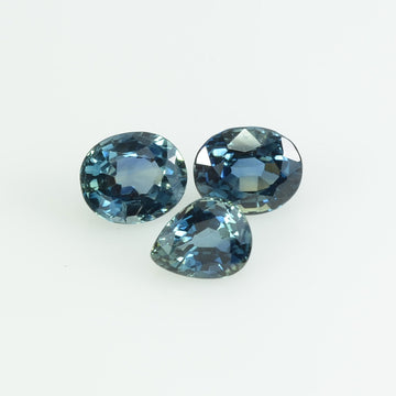 6x5 Natural Calibrated Blue Sapphire Loose Gemstone Oval Cut