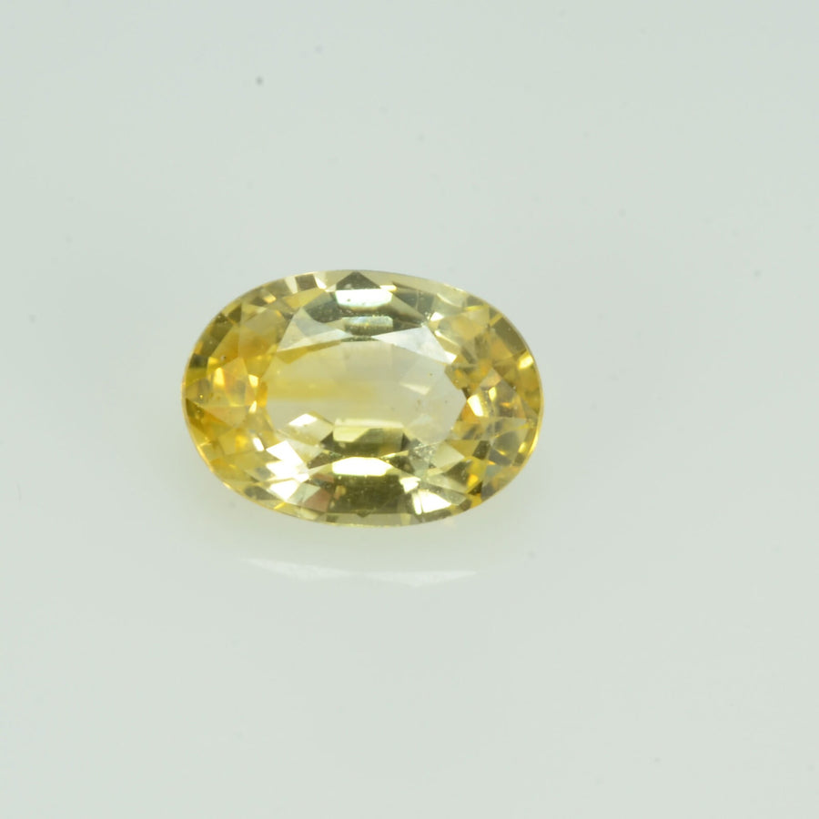 0.57 cts Natural Yellow Sapphire Loose Gemstone Oval Cut