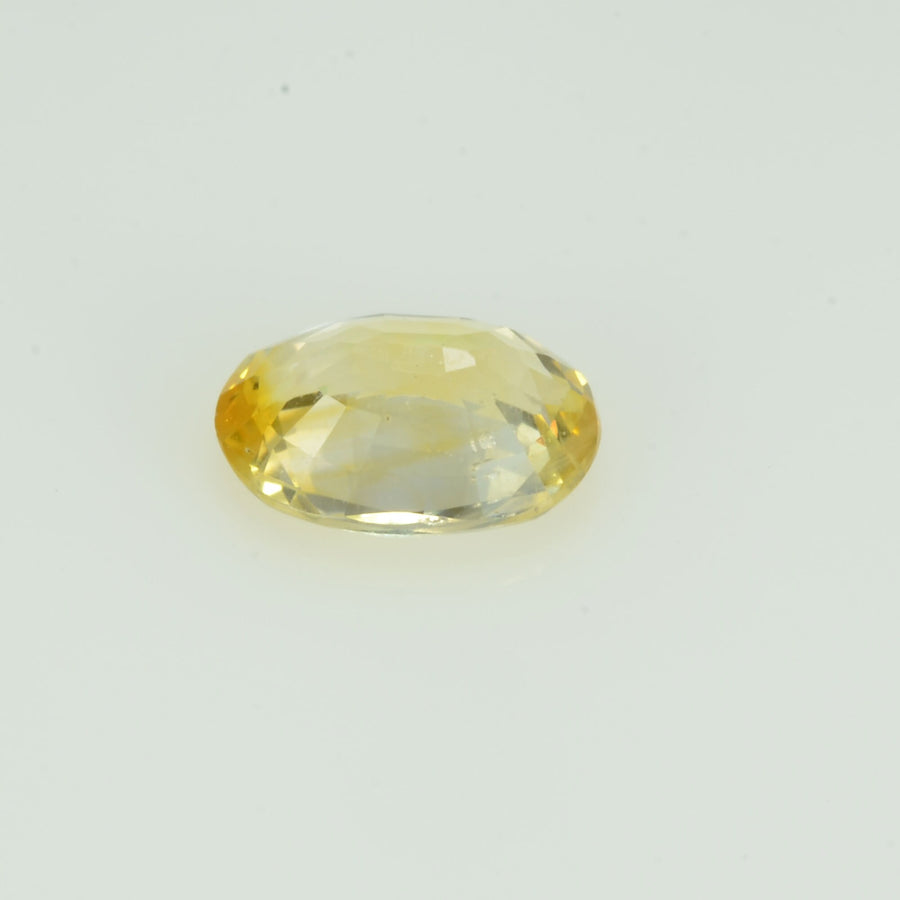 0.57 cts Natural Yellow Sapphire Loose Gemstone Oval Cut