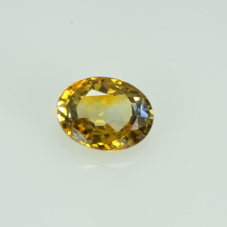 0.61 cts Natural Yellow Sapphire Loose Gemstone Oval Cut